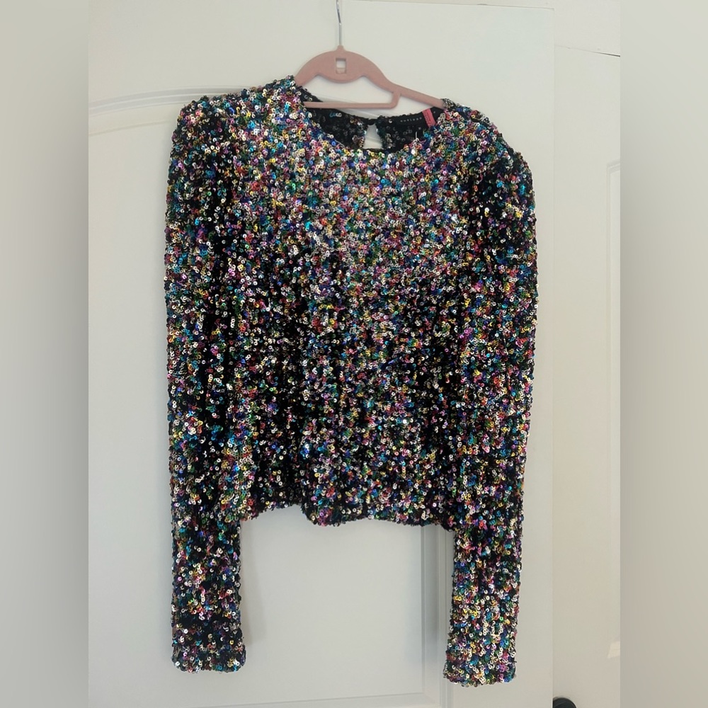 Endless Rose sequin Top NWT